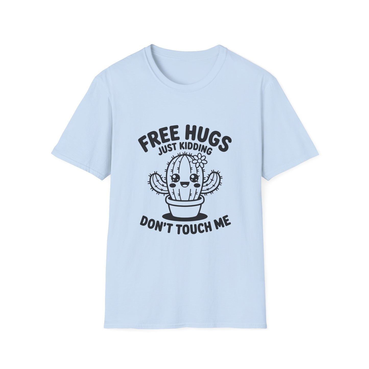 Funny Cactus T-Shirt - Free Hugs Design