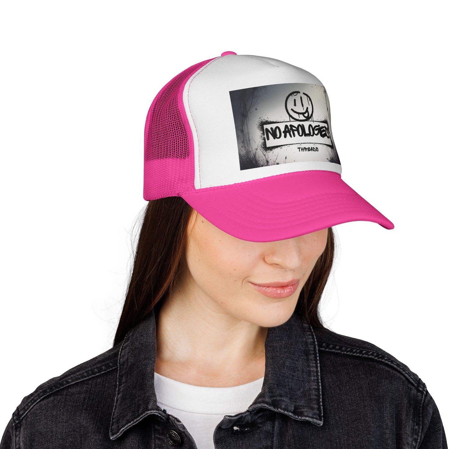 Exclusive- No Apologies Threads Limited Trucker Cap