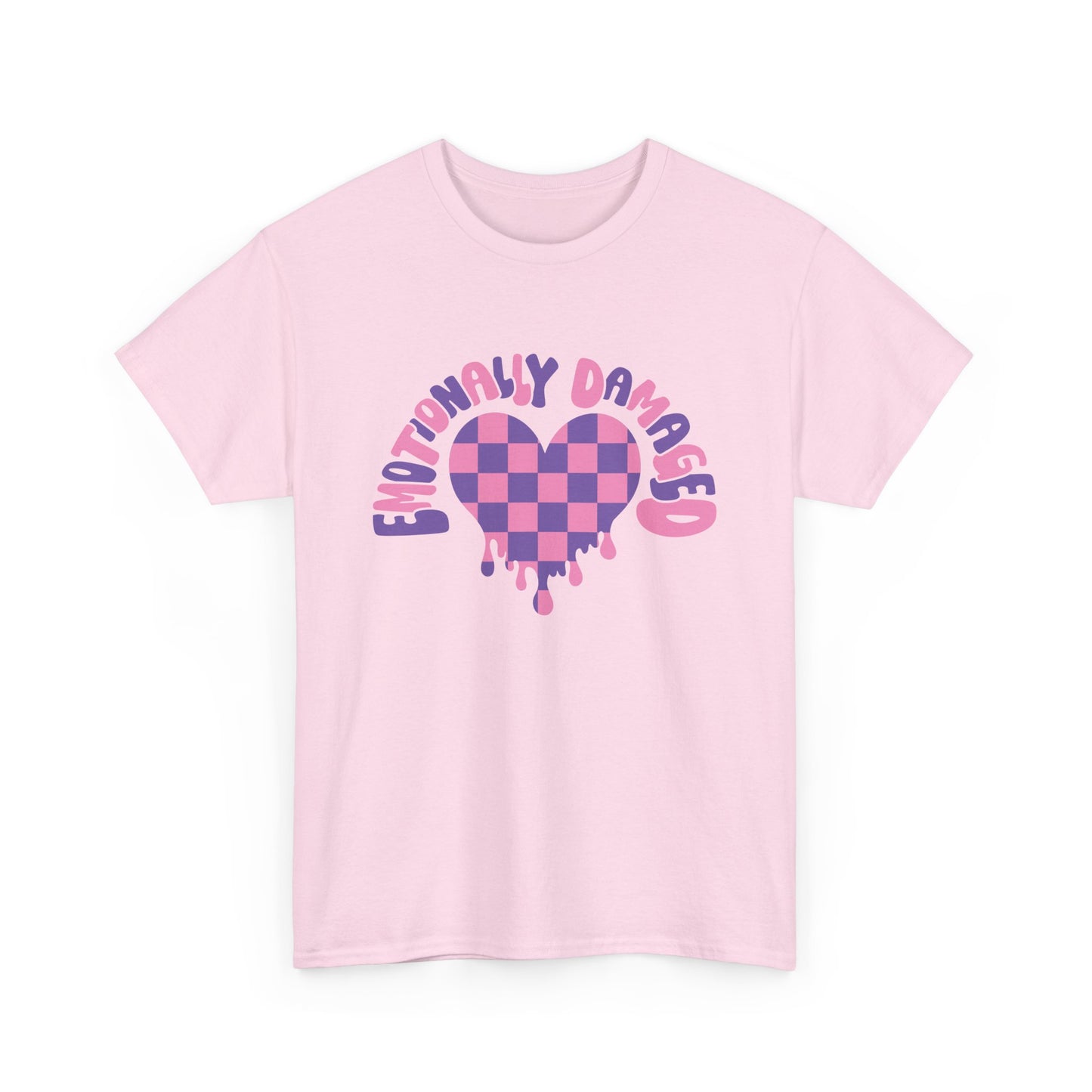 Enticing Heart Graphic Tee - Emotionally Damaged