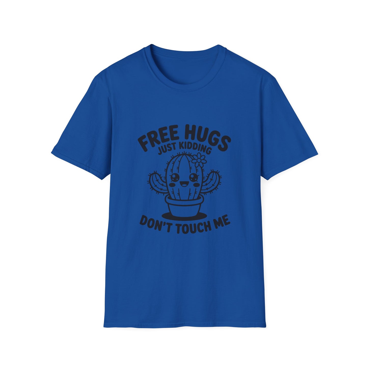 Funny Cactus T-Shirt - Free Hugs Design