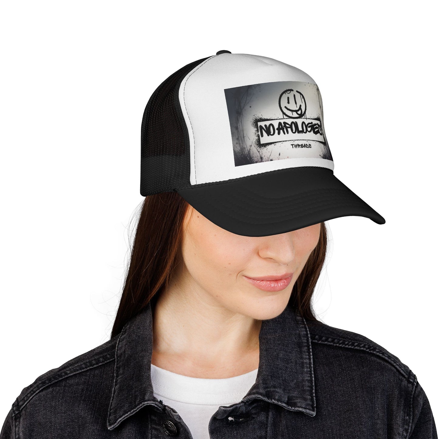 Exclusive- No Apologies Threads Limited Trucker Cap