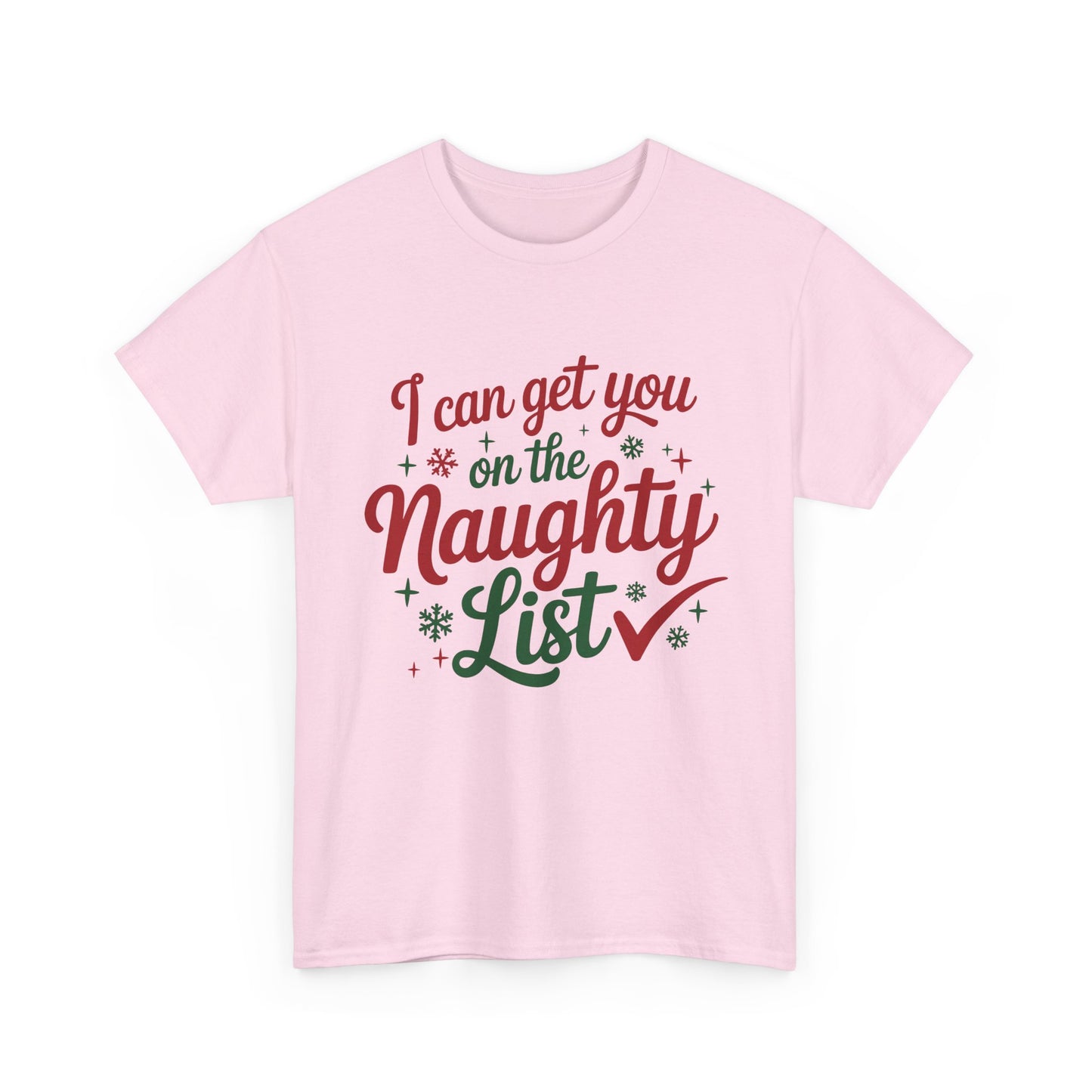 I Can Get You On The Naughty List Graphic Christmas Edgy Tee