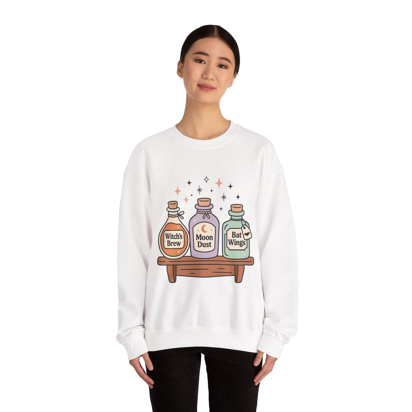 Witchy Potion Crewneck Halloween Sweatshirt