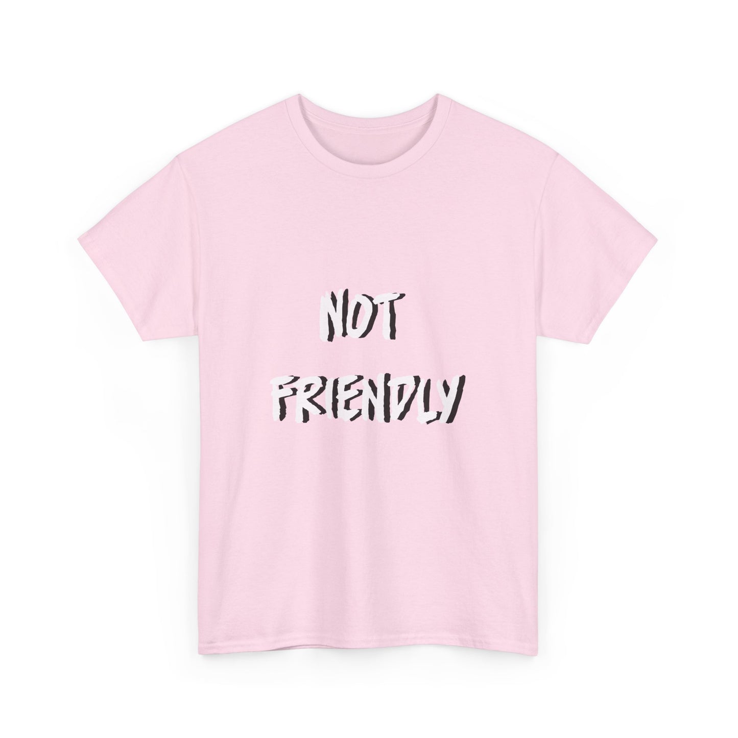 Not Friendly Sarcastic Tee Shirt