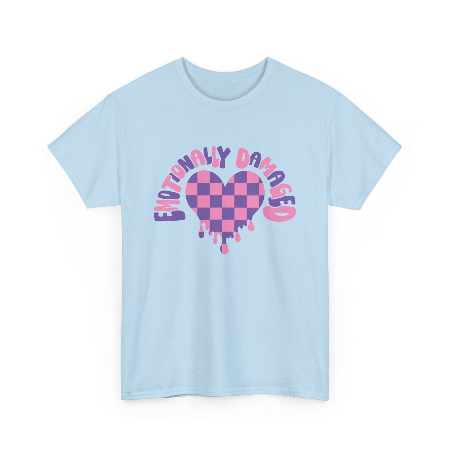 Enticing Heart Graphic Tee - Emotionally Damaged