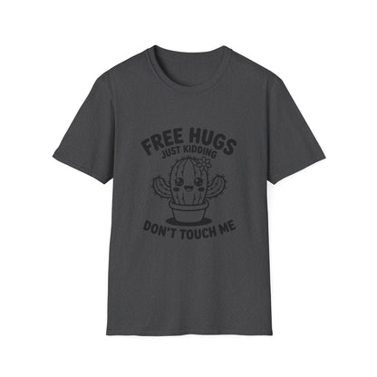 Funny Cactus T-Shirt - Free Hugs Design