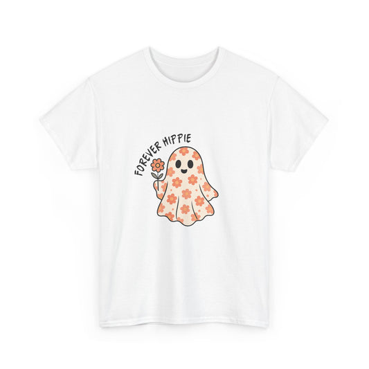 Playful Ghost Graphic Tee- Hippie Halloween