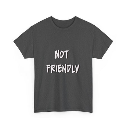 Not Friendly Sarcastic Tee Shirt