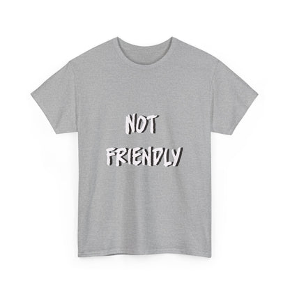 Not Friendly Sarcastic Tee Shirt