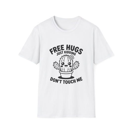 Funny Cactus T-Shirt - Free Hugs Design