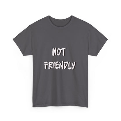 Not Friendly Sarcastic Tee Shirt