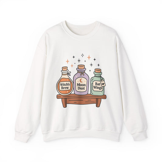 Witchy Potion Crewneck Halloween Sweatshirt